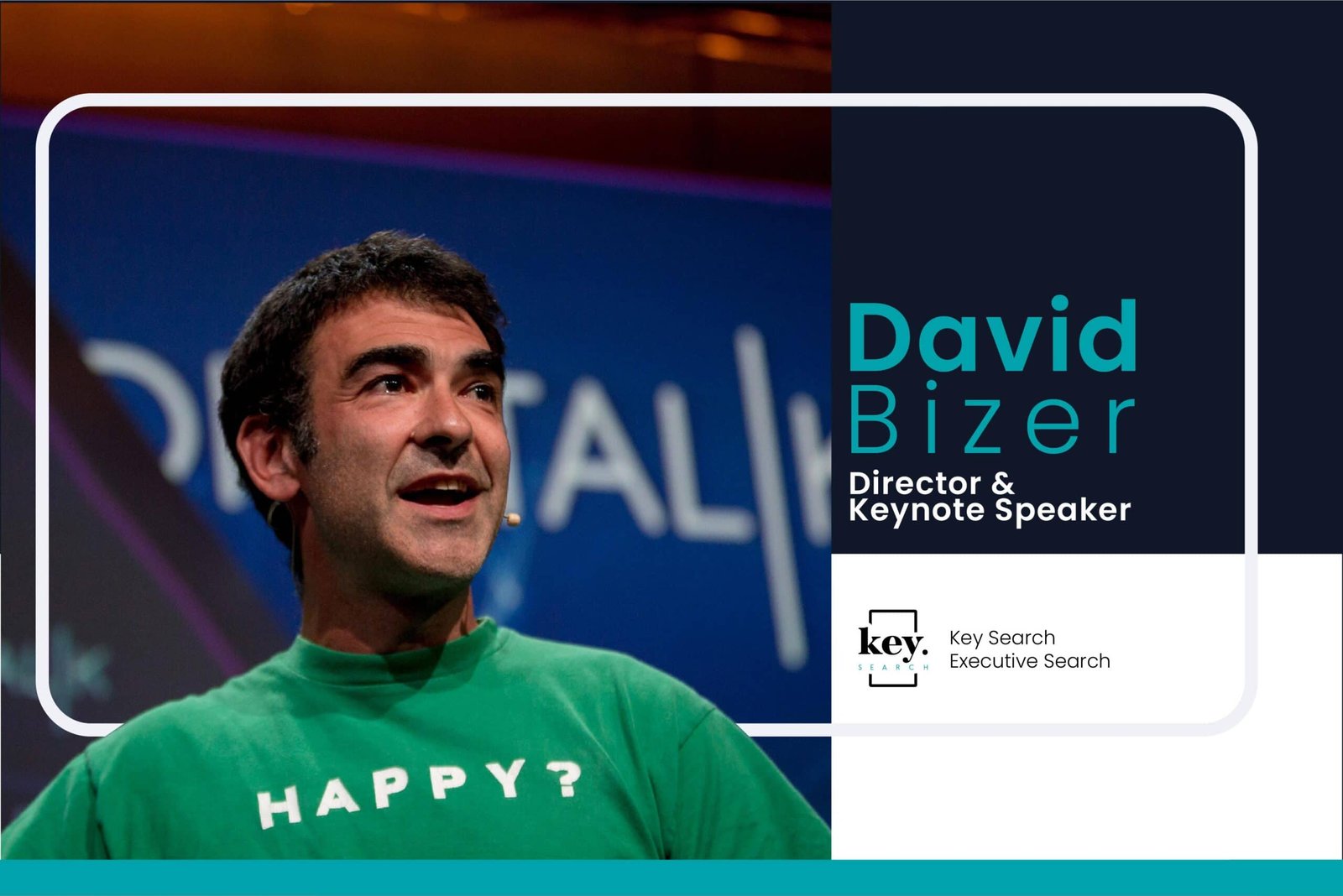 New Director- David Bizer